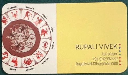 Astrologer Rupali Vivek